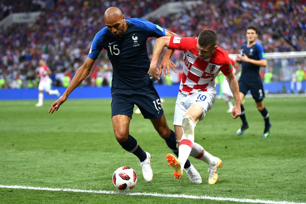 Steven Nzonzi played a decent role from the bench for France during their World Cup success in Russia. (Photo courtesy: AFP/Getty)