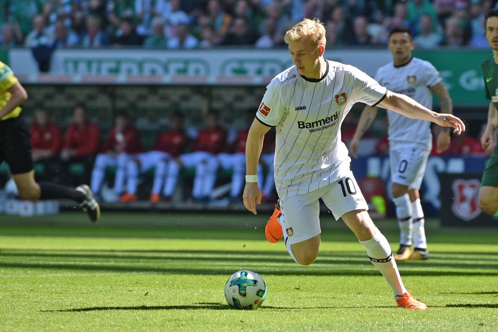 Bayer Leverkusen's Julian Brandt could be the ideal replacement for Philippe Coutinho at Liverpool. (Photo courtesy: AFP/Getty)