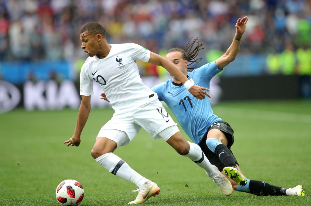 Of pace and fury! Kylian Mbappe is out there to torment the Belgian defence when the sides meet in the World Cup semi-finals. (photo courtesy: AFP/Getty)