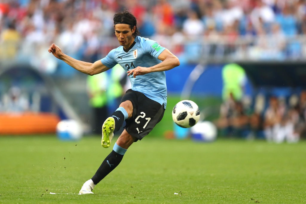 Uruguay's main man (Photo by Dean Mouhtaropoulos/Getty Images)