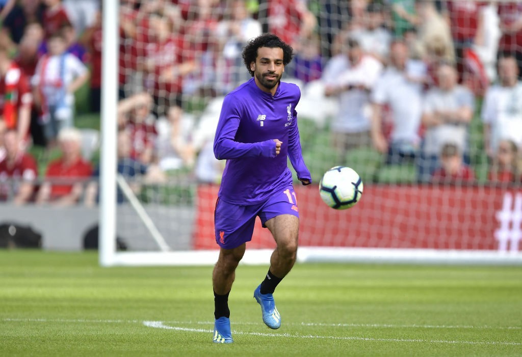 Will Salah walk away with the Golden Boot again? (Photo by Charles McQuillan/Getty Images)