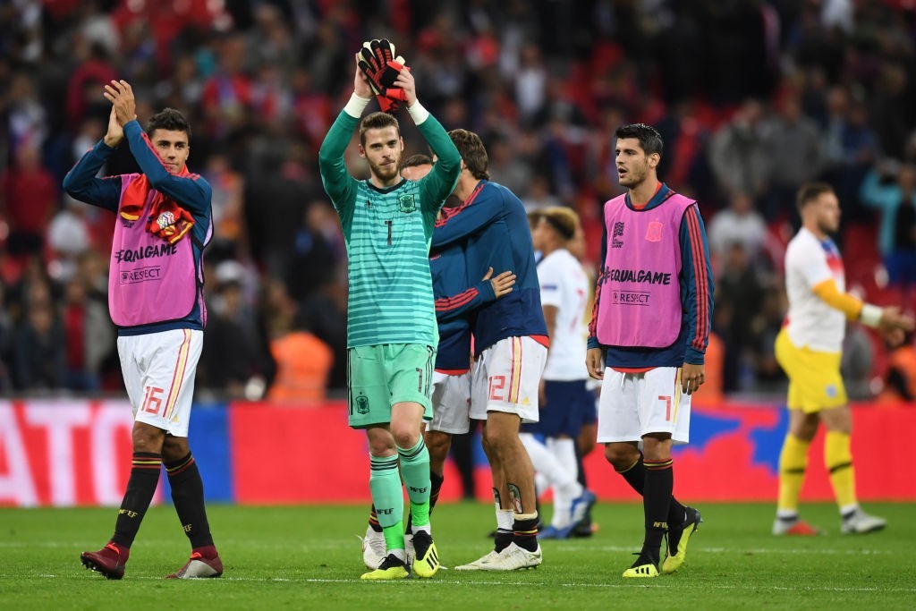 A satisfying international break for the Manchester United no. 1. (Photo courtesy - Michael Regan/Getty Images)