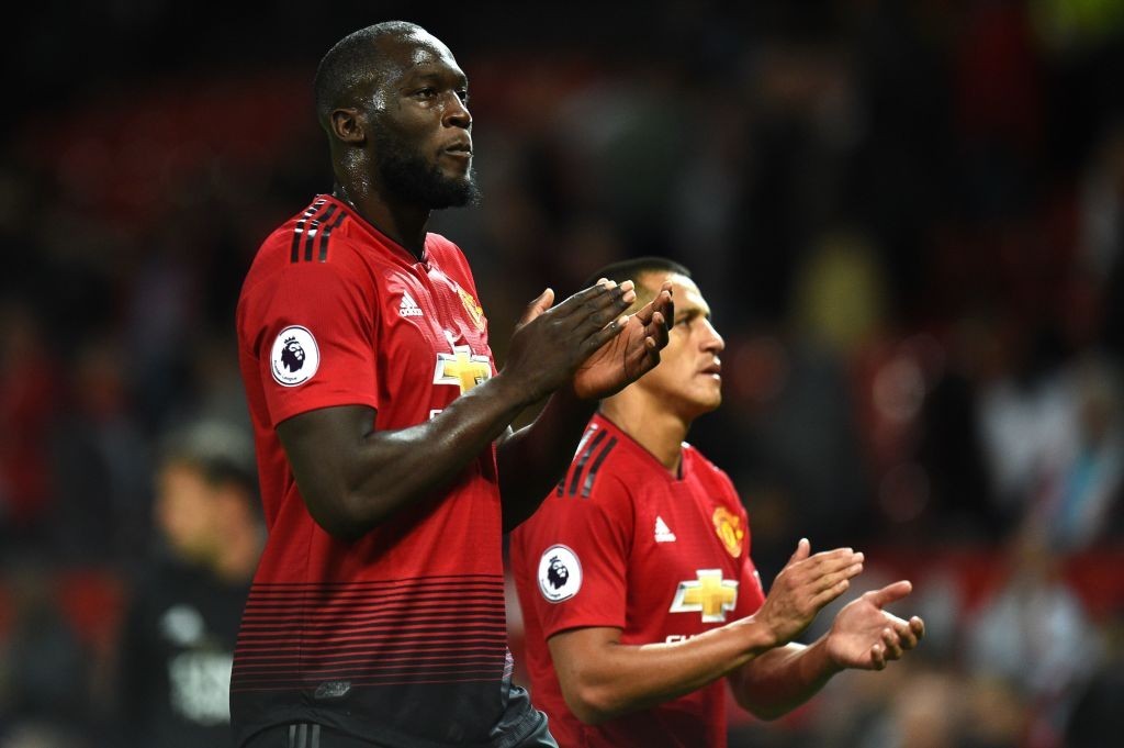 Can Lukaku fire United to a win on Saturday? (Photo by OLI SCARFF/AFP/Getty Images)