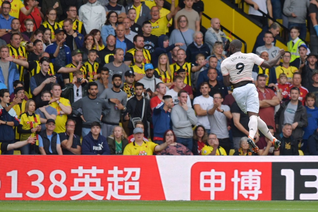 Lukaku scored his fourth of the season (Photo by OLLY GREENWOOD/AFP/Getty Images)