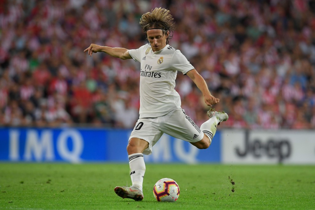 Real Madrid are ready to let Luka Modric leave the club after some underwhelming performances this season. (Photo by Lluis Gene/AFP/Getty Images)
