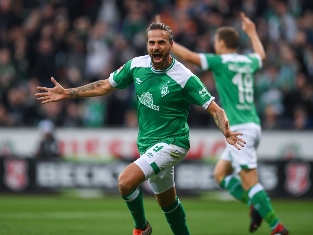 Martin Harnik was too hot to handle for Hertha. (Photo by Patrik Stollarz/AFP/Getty Images)