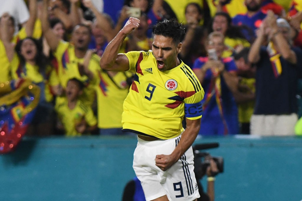 Radamel Falcao will lead Colombia against Argentina during their friendly in New Jersey. (Photo courtesy: AFP/Getty)