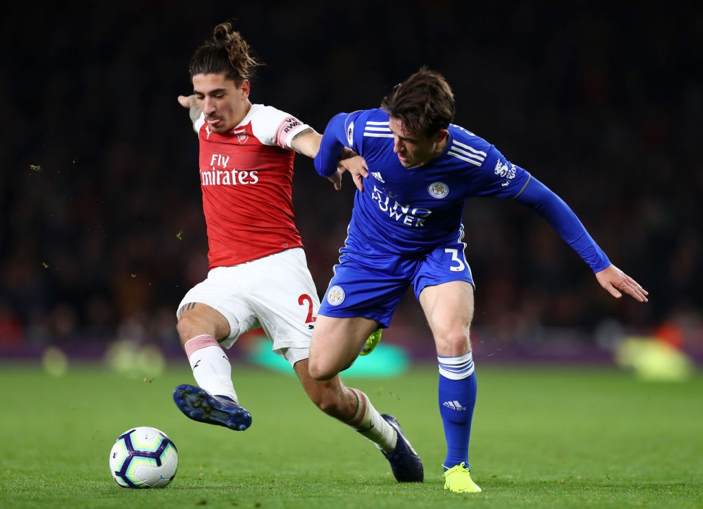 BEllerin helped Arsenal to a victory over Leicester providing two assists during the game. (Photo courtesy: AFP/Getty)
