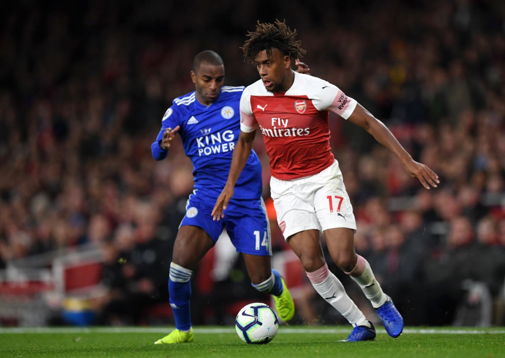 Alex Iwobi is in a rich vein of form after a man of the match performance against Leicester. (Photo courtesy: AFP/Getty)