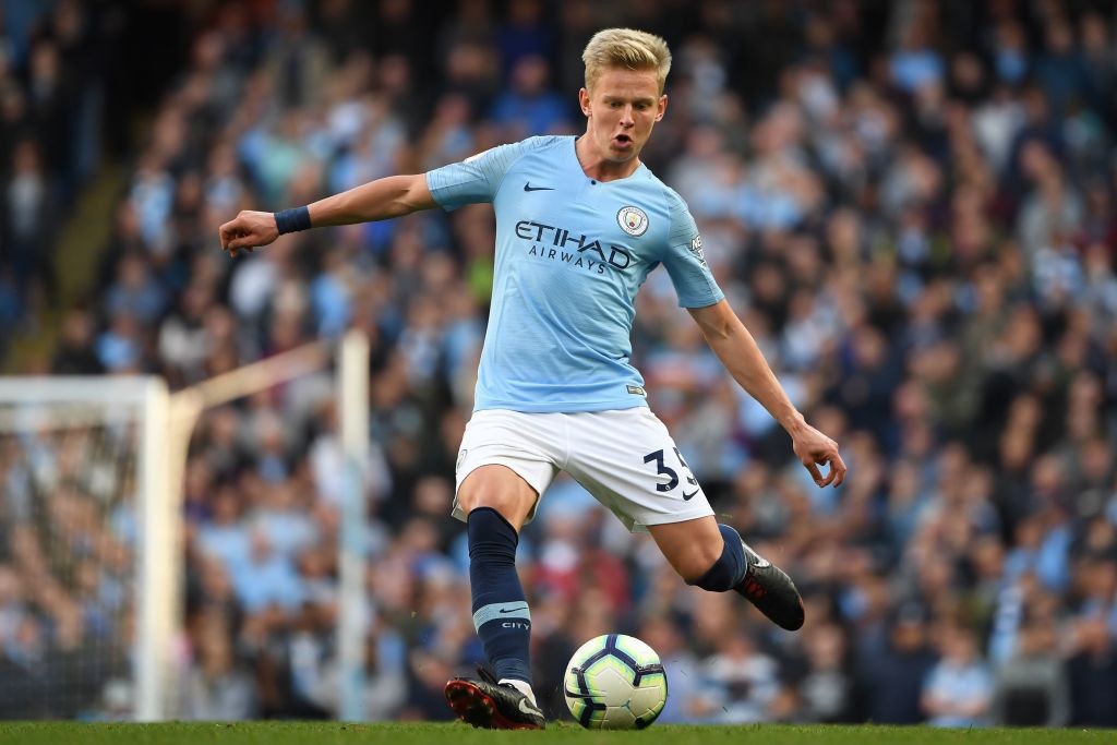 Oleksandr Zinchenko is likely to start for City at left-back. (Photo courtesy: AFP/Getty)