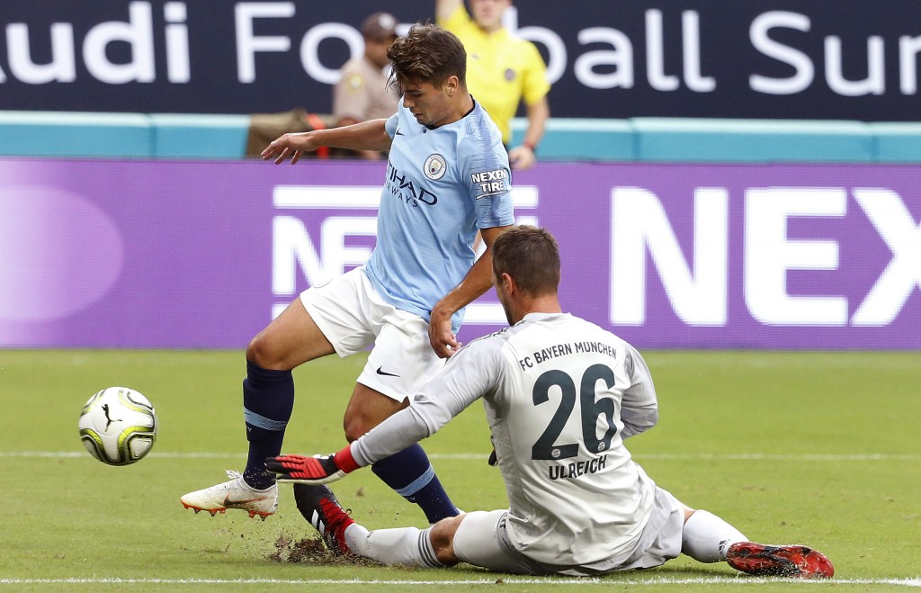 Approaching the end of his time at Manchester City? (Photo by Rhona Wise/AFP/Getty Images)