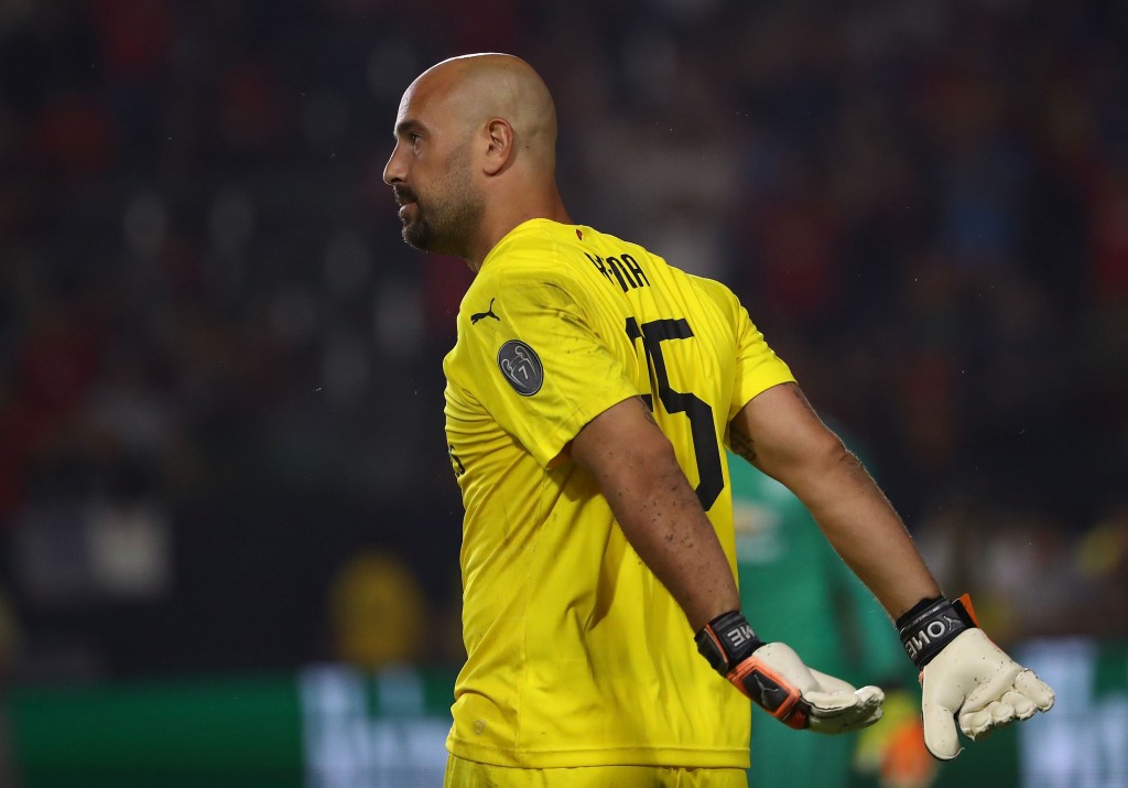Pepe Reina struggled in midweek and will be replaced by Donnarumma this weekend. (Photo by Victor Decolongon/Getty Images)