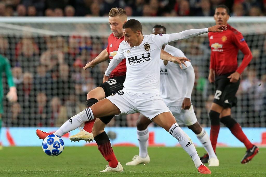 Shaw (L) and Smalling (R) had a solid game (Photo by LINDSEY PARNABY/AFP/Getty Images)