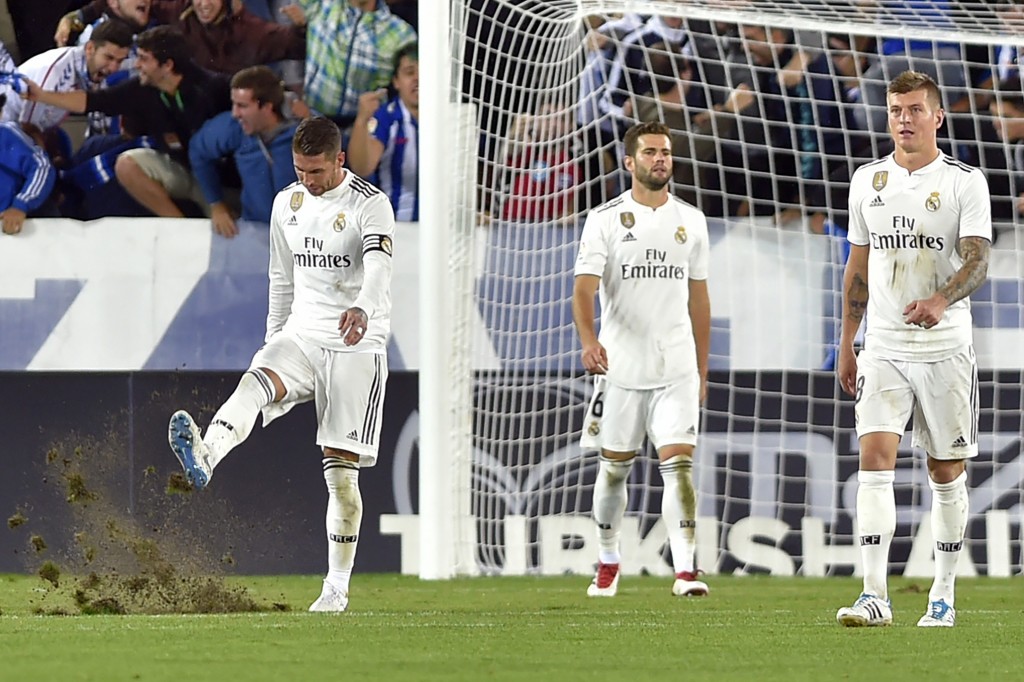Real Madrid must find a way to get out of their rut. (Photo by Ander Gillenea/AFP/Getty Images)