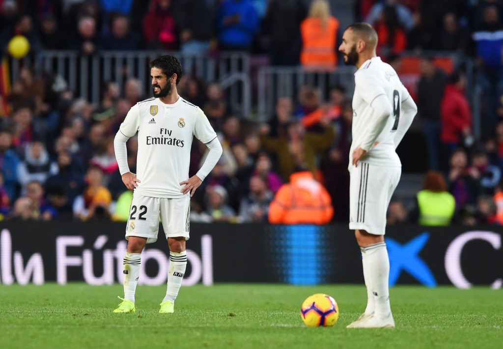 Isco and Benzema failed to inspire Real Madrid (Photo by Alex Caparros/Getty Images)