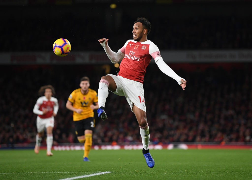 Aubameyang missed a glaring chance to equalise in the first half. (Photo courtesy: AFP/Getty)