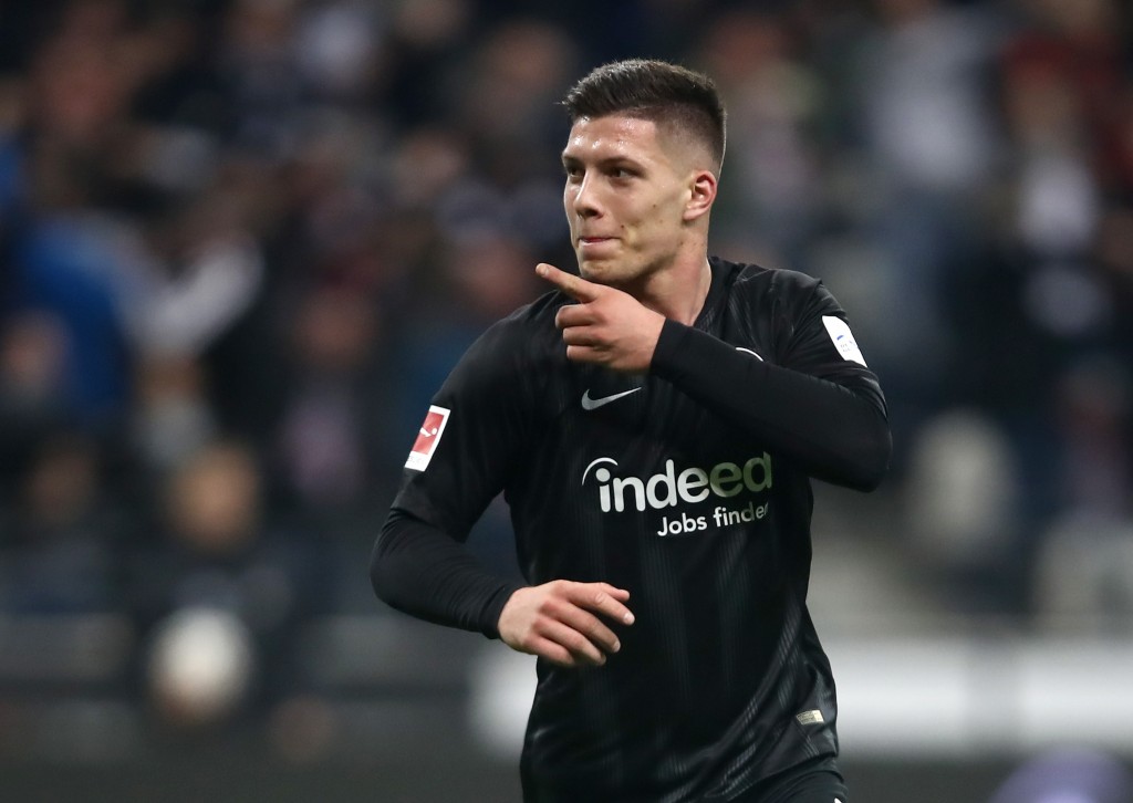 Luka Jovic is leading the scoring charts this season with nine goals. (Photo by Alex Grimm/Bongarts/Getty Images)