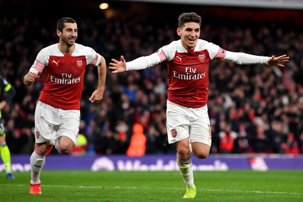 The Pint Sized Dynamo! Lucas Torreira is on on the rise with some top notch performances for Arsenal. (Photo courtesy: AFP/Getty)