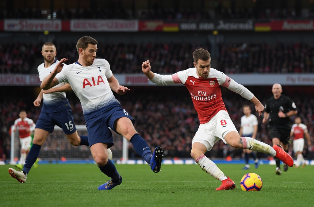 Ramsey came on from the bench to provide for two Arsenal goals. (Photo courtesy: AFP/Getty)