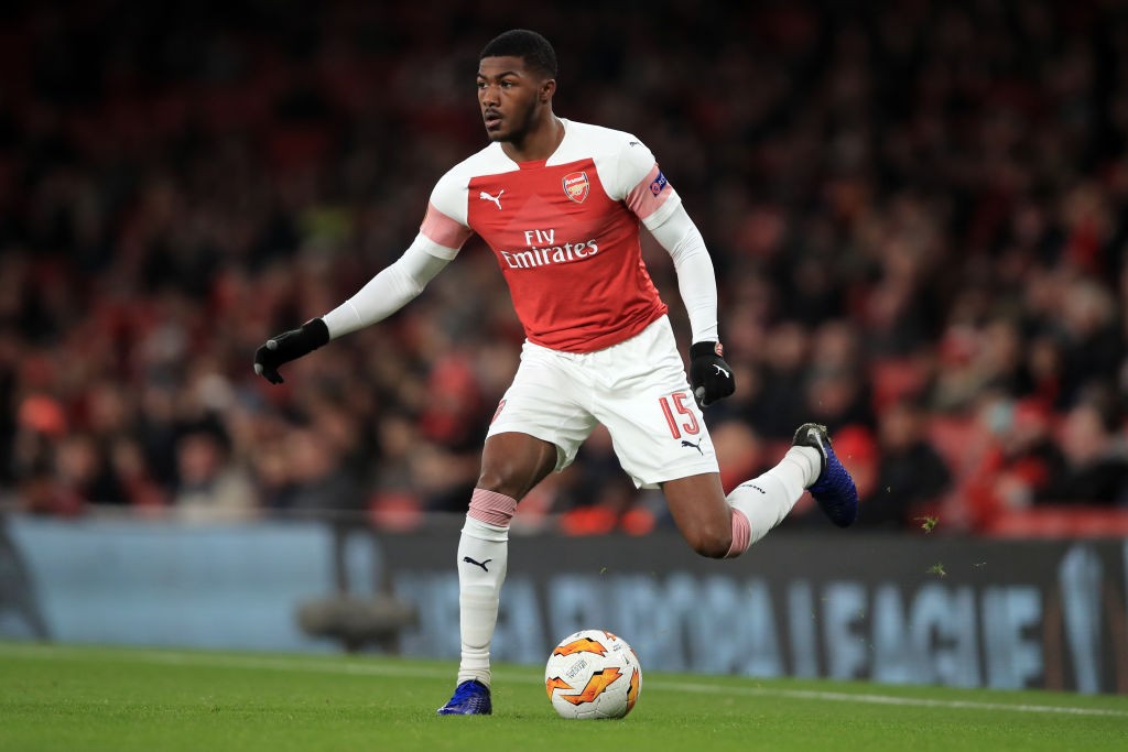 Maitland-Niles is a doubt to start against Manchester City. (Photo courtesy: AFP/Getty)