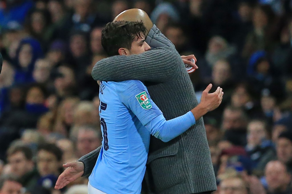 Can Pep Guardiola persuade Diaz to stay put? (Photo by Lindsey Parnaby/AFP/Getty Images)