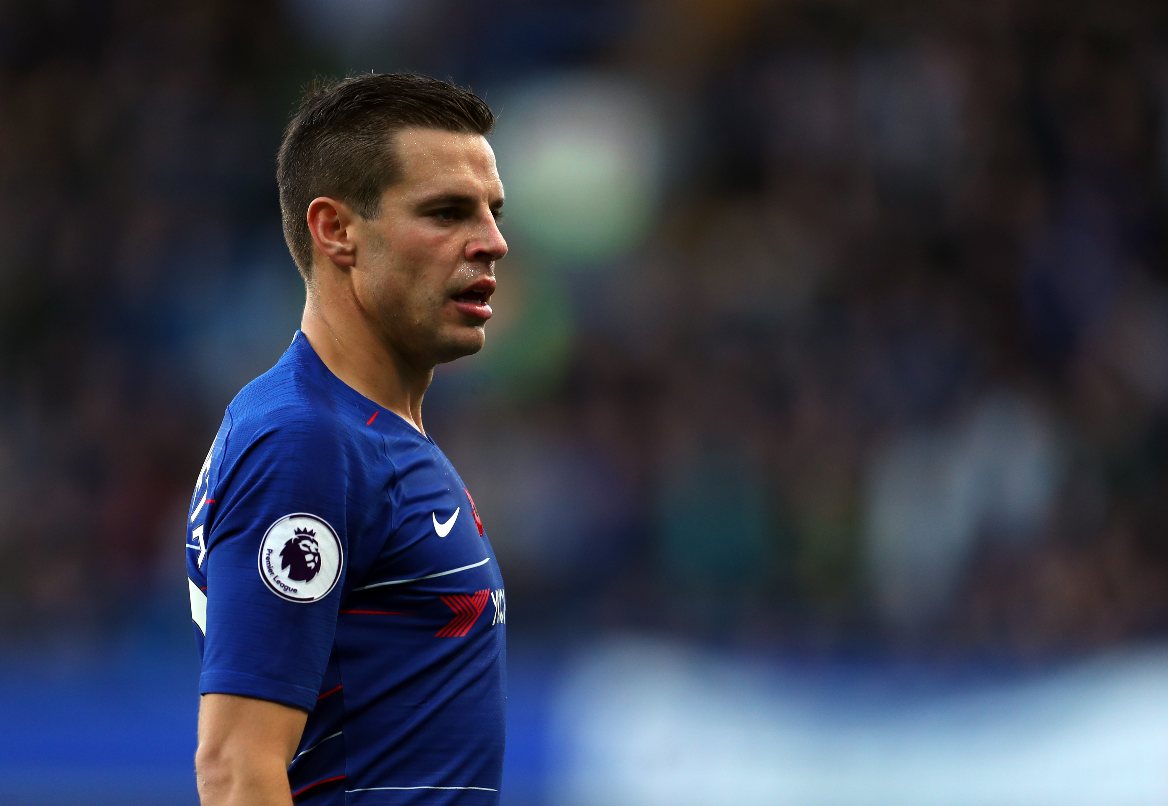 Azpilicueta was involved in a heated exchange with Sarri (Photo by Catherine Ivill/Getty Images)