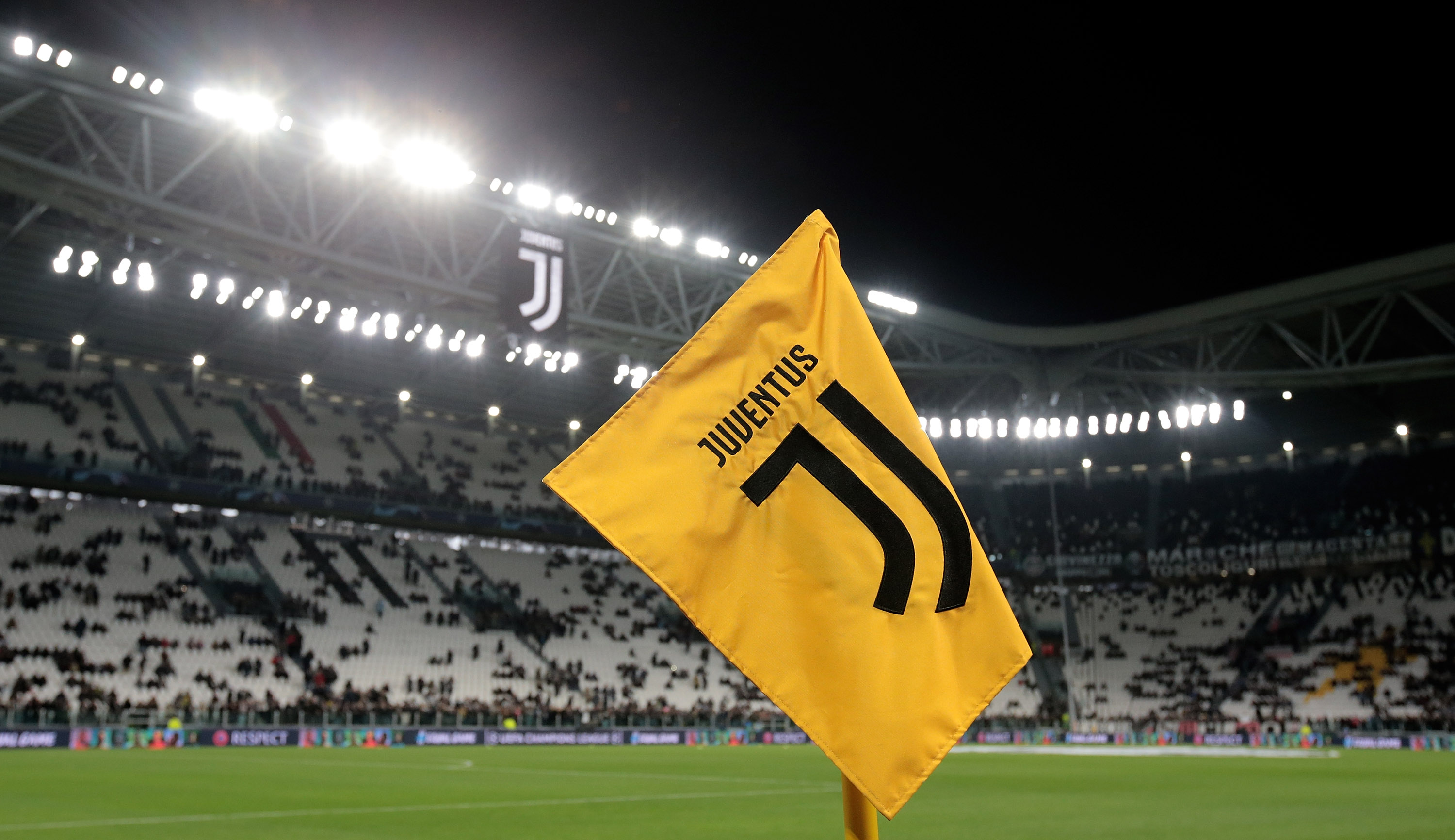 TURIN, ITALY - NOVEMBER 27: A general view inside the stadium prior to the Group H match of the UEFA Champions League between Juventus and Valencia at Allianz Stadium on November 27, 2018 in Turin, Italy. (Photo by Emilio Andreoli/Getty Images)