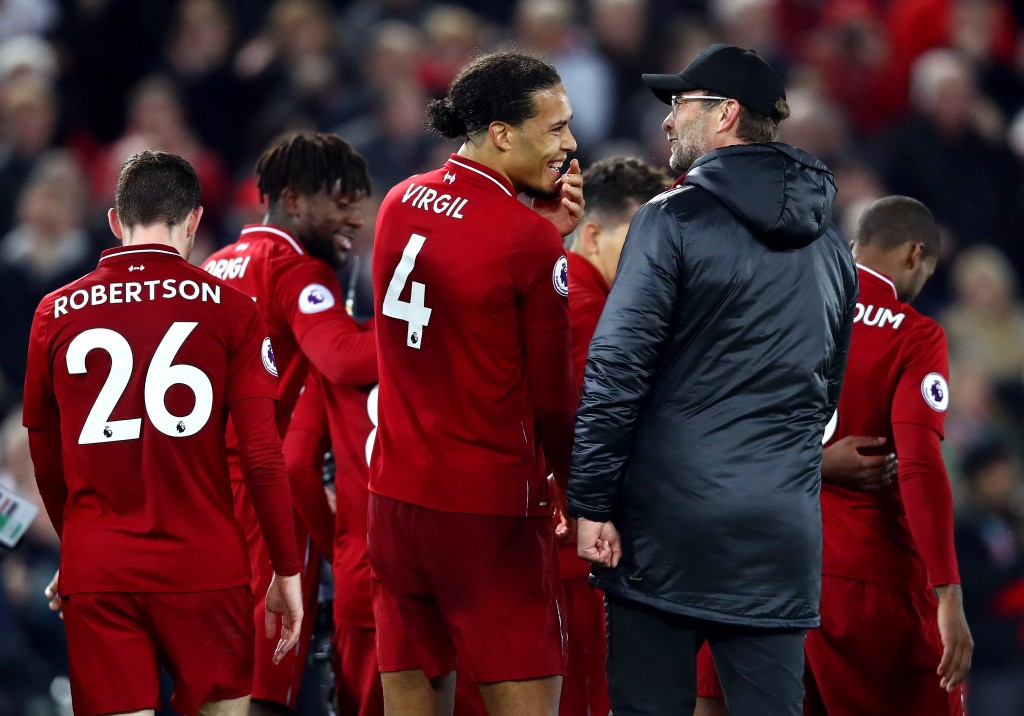 Virgil van Dijk will be Jurgen Klopp's go-to man on Tuesday. (Photo by Clive Brunskill/Getty Images)