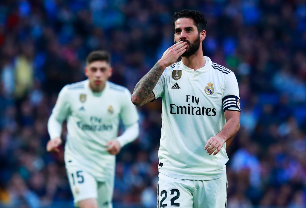 A step in the right direction for Isco. (Photo by Gonzalo Arroyo Moreno/Getty Images)