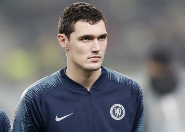 BUDAPEST, HUNGARY - DECEMBER 13: Andreas Christensen of Chelsea FC waits for the kick-off prior to the UEFA Europa League Group Stage Match between Vidi FC and Chelsea FC at Ferencvaros Stadium on December 13, 2018 in Budapest, Hungary. (Photo by Laszlo Szirtesi/Getty Images)