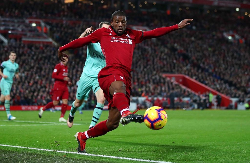 Georginio Wijnaldum was at his best against Arsenal. (Photo courtesy: AFP/Getty)