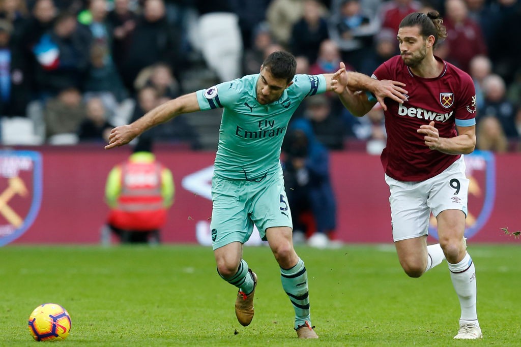 Sokratis led the Arsenal defence altough will be disappointed with the loss. (Photo courtesy: AFP/Getty)
