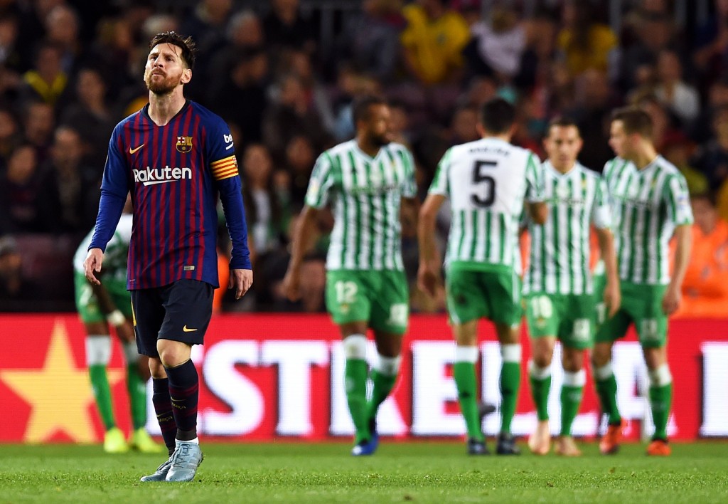 Having already beaten Barcelona this season, can Real Betis spring a surprise on Real Madrid too? (Photo by Alex Caparros/Getty Images)