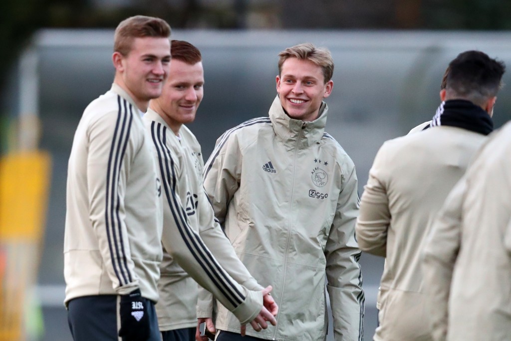 The shining light of Dutch football, Matthijs de Ligt and Frenkie de Jong have blossomed under ten Hag. (Photo by Dean Mouhtaropoulos/Getty Images)
