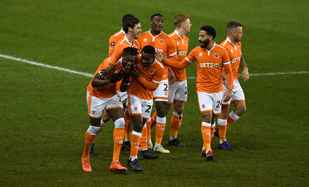 The 4-2 win over Sunderland will have given Blackpool a spring in their step. (Photo by Gareth Copley/Getty Images)
