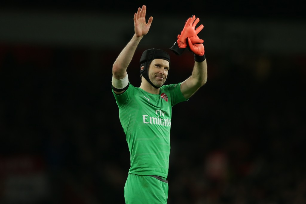 Time for Cech to hang up those gloves. (Photo by Daniel Leal-Olivas/AFP/Getty Images)