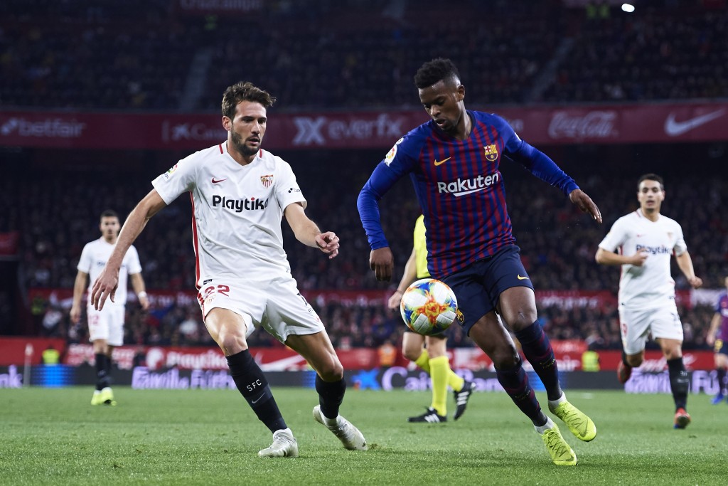 Taken out of his comfort zone, Semedo produced a mixed bag of a performance. (Photo by Aitor Alcalde/Getty Images)