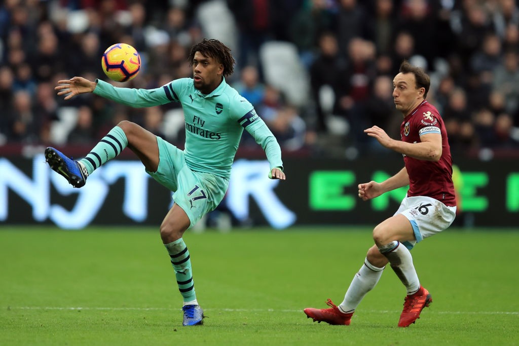 Iwobi was Arsenal's brightest attacker during their loss against West Ham. (Photo courtesy: AFP/Getty)