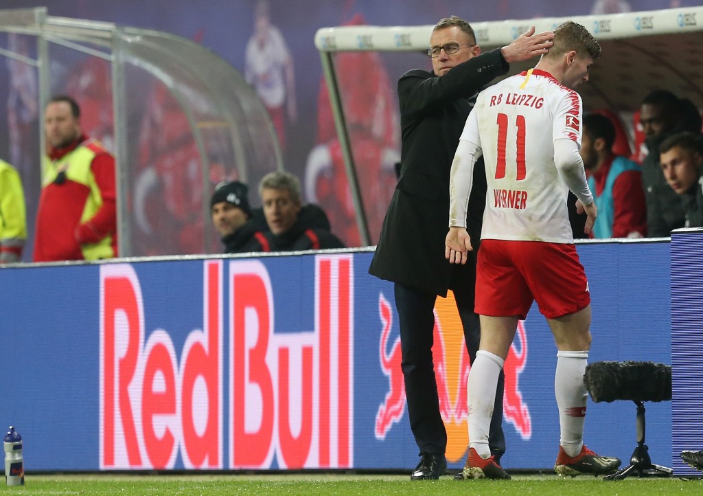 Rangnick is hoping to keep Timo Werner at Leipzig. (Photo by Matthias Kern/Bongarts/Getty Images)