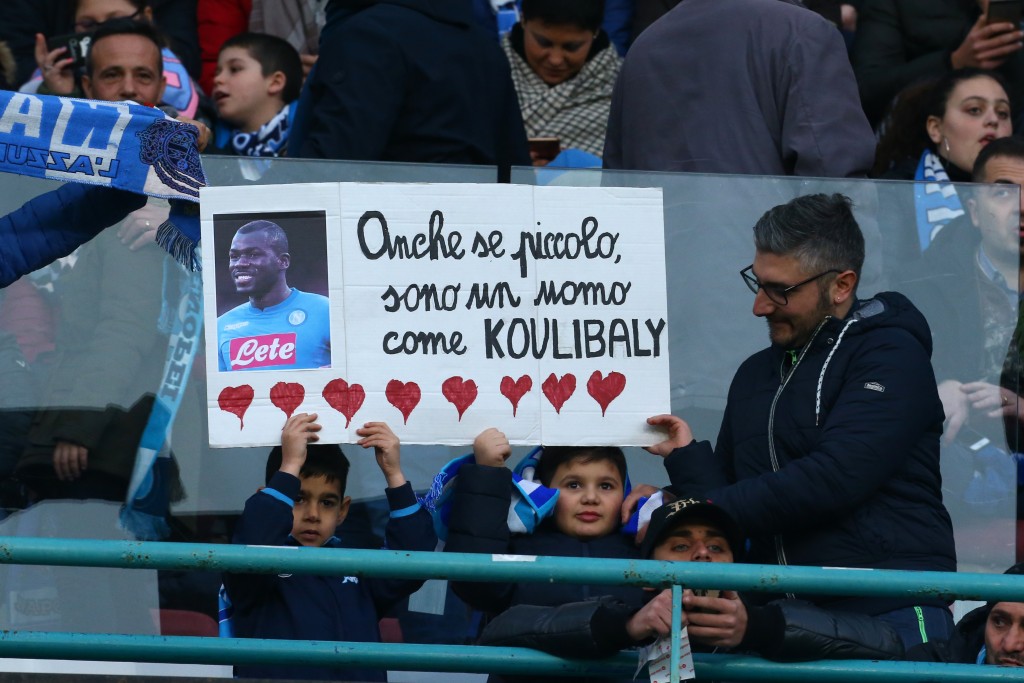 Koulibaly received support from all over the world after the incident. (Picture Courtesy - AFP/Getty Images)