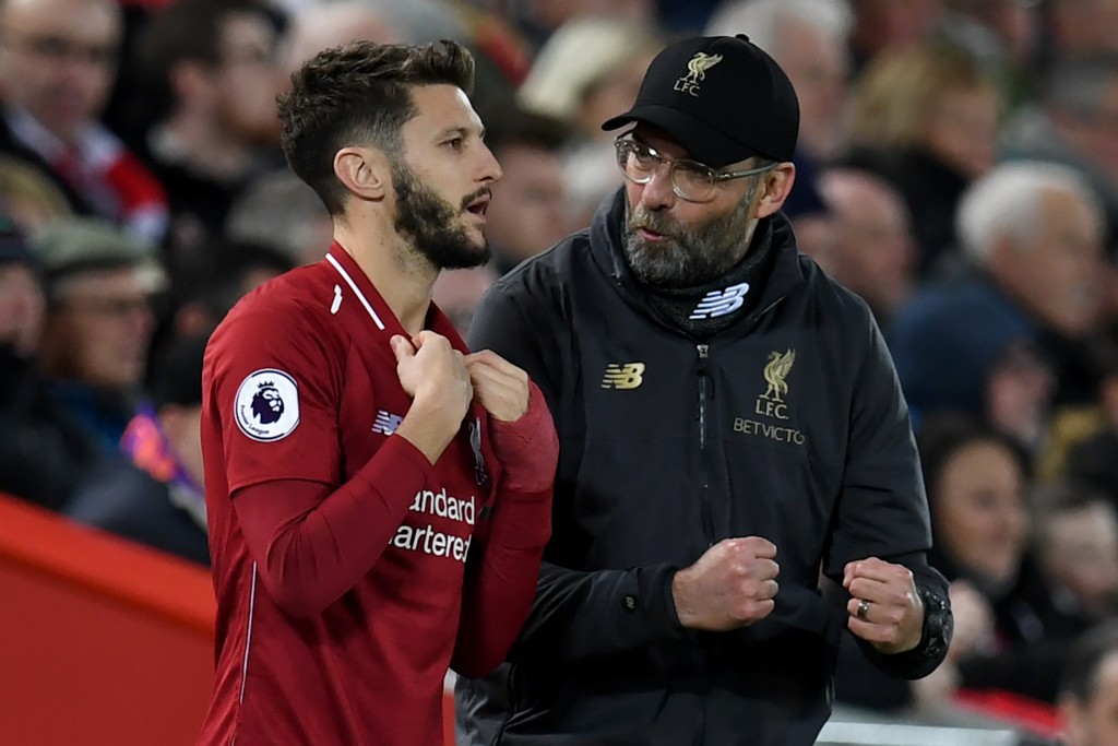 Once a trusted lieutenant for Jurgen Klopp, Adam Lallana has fallen down the pecking order in recent seasons. (Photo by Paul Ellis/AFP/Getty Images)