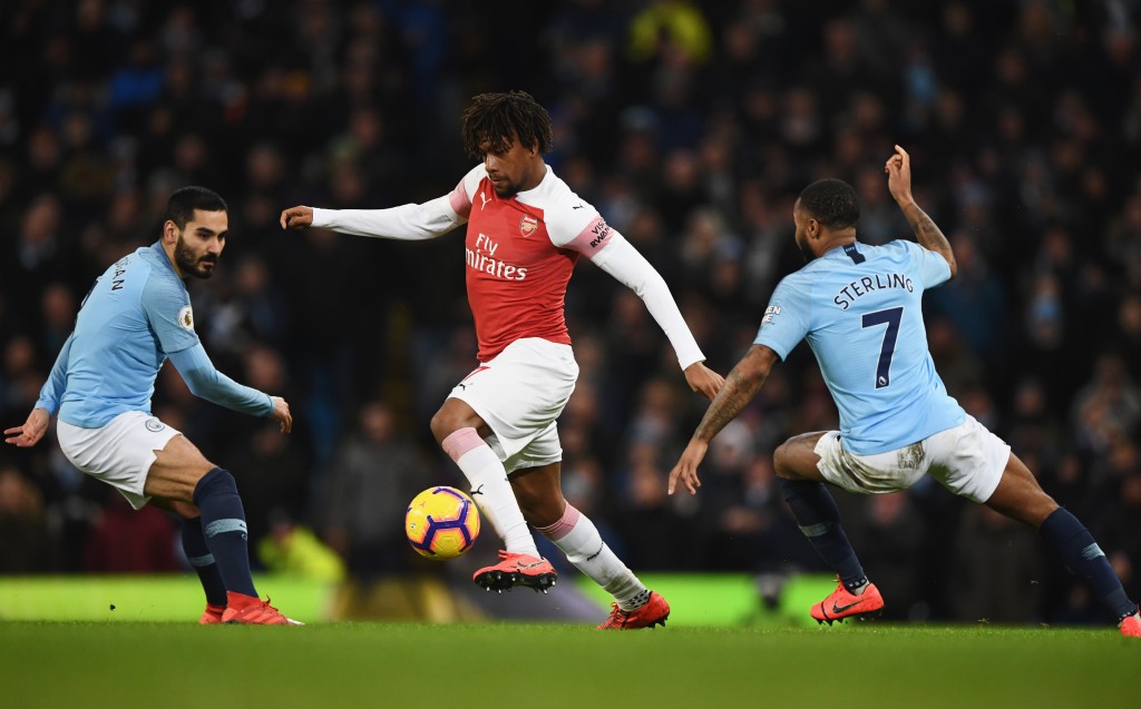 A night to forget for Iwobi. (Photo by Stu Forster/Getty Images)