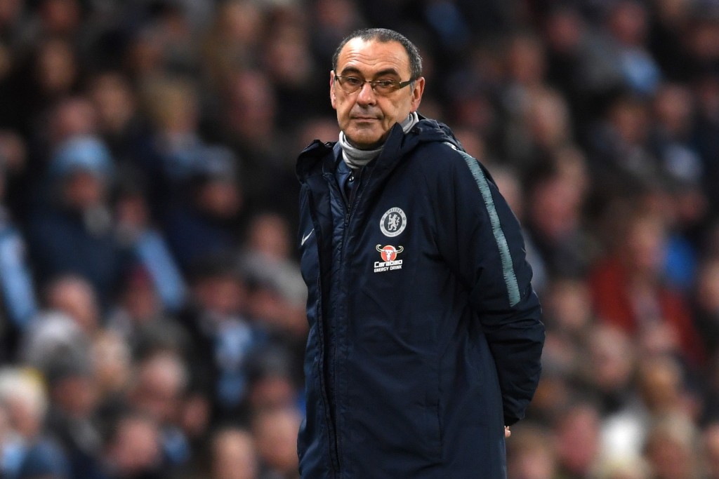 Monday's FA Cup tie might be key to Sarri's Chelsea future. (Photo by Laurence Griffiths/Getty Images)