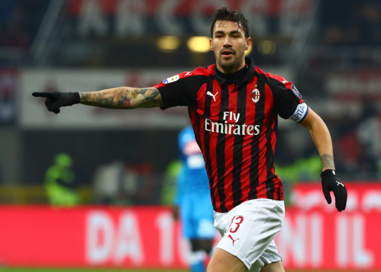 Romagnoli wants to stay in Italy (Photo by Marco Luzzani/Getty Images)