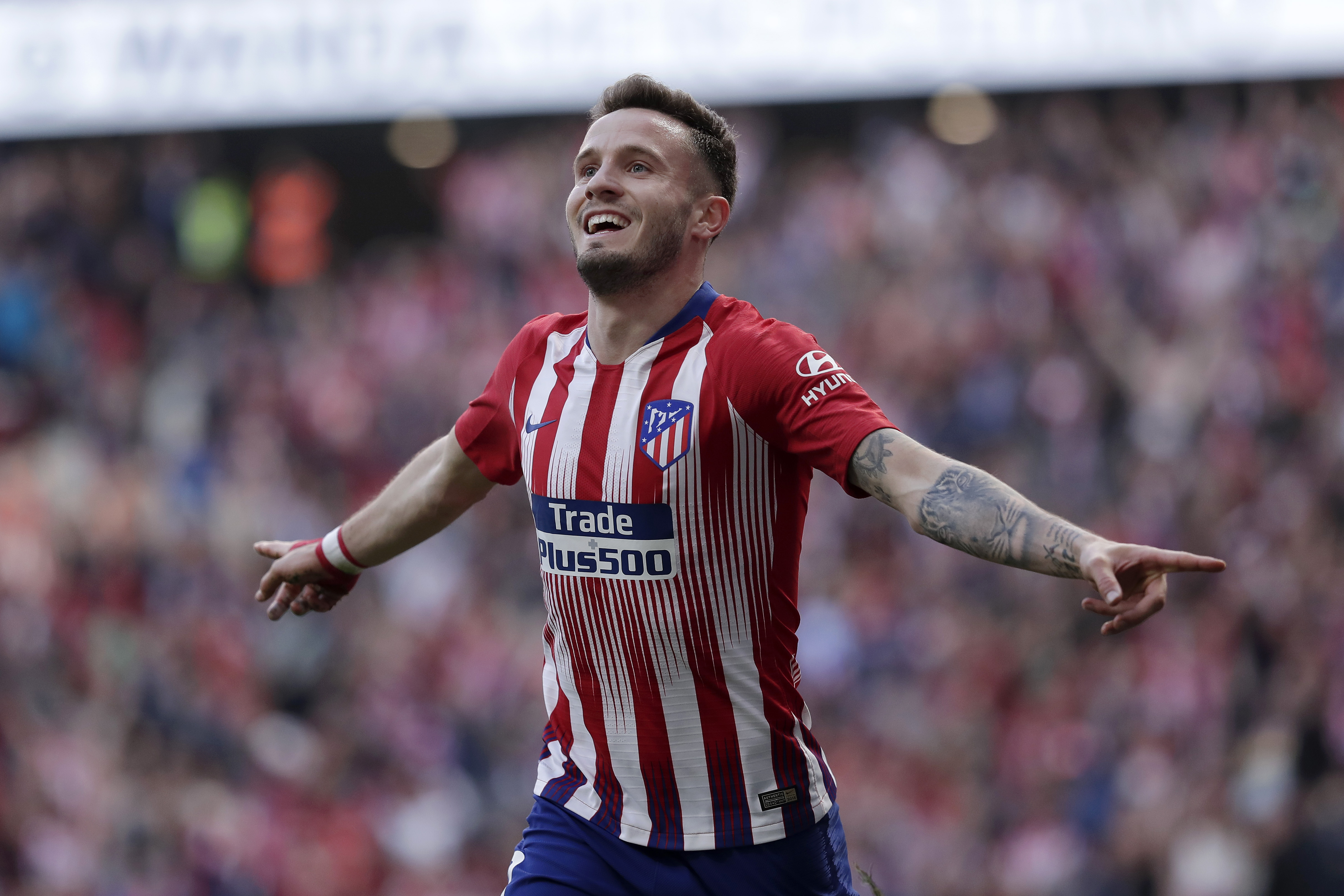 Set to celebrate a move to Manchester United? (Photo by Gonzalo Arroyo Moreno/Getty Images)