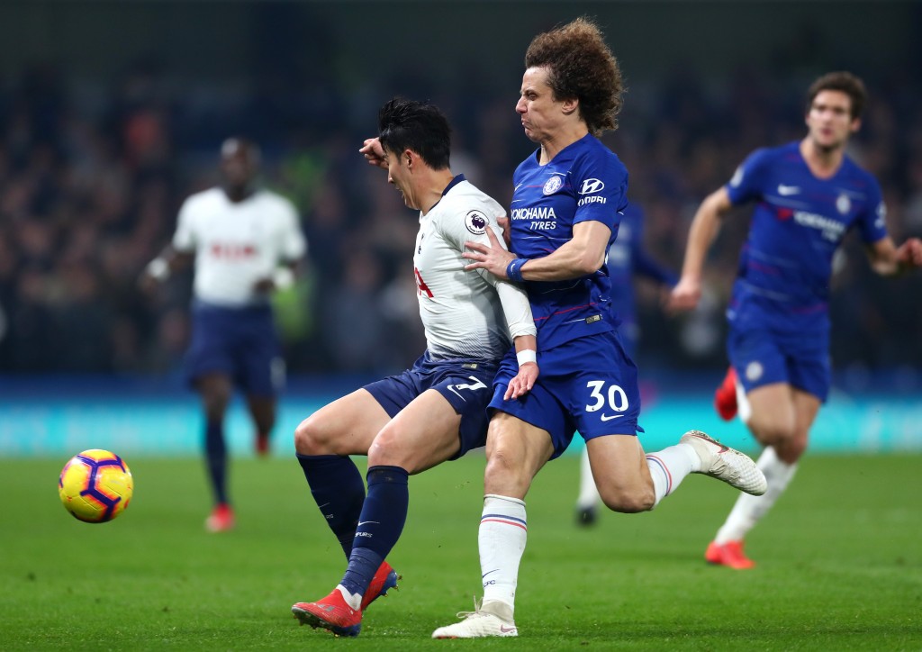 Luiz kept Son quiet (Photo by Clive Rose/Getty Images)
