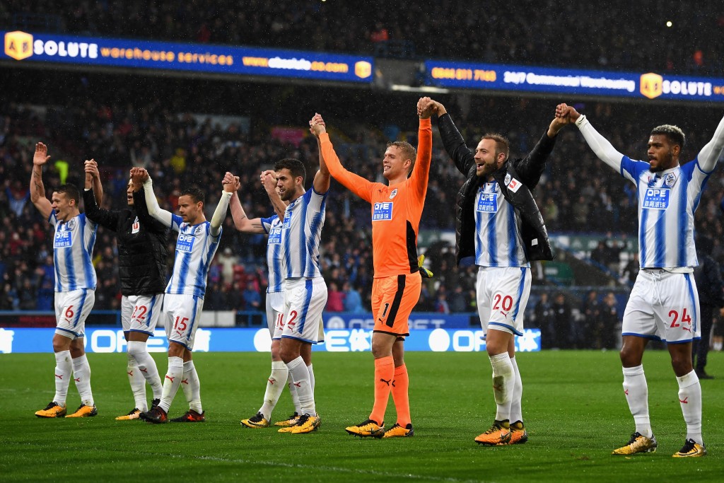 One of Wagner's biggest achievements was overseeing a stunning 2-1 win over Manchester United. (Photo by Gareth Copley/Getty Images)