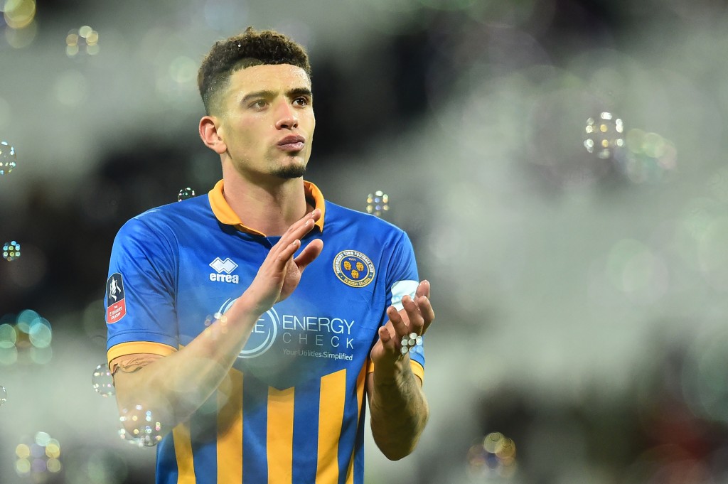 Godfrey has continued to shine since his Shrewsbury loan. (Picture Courtesy - AFP/Getty Images)