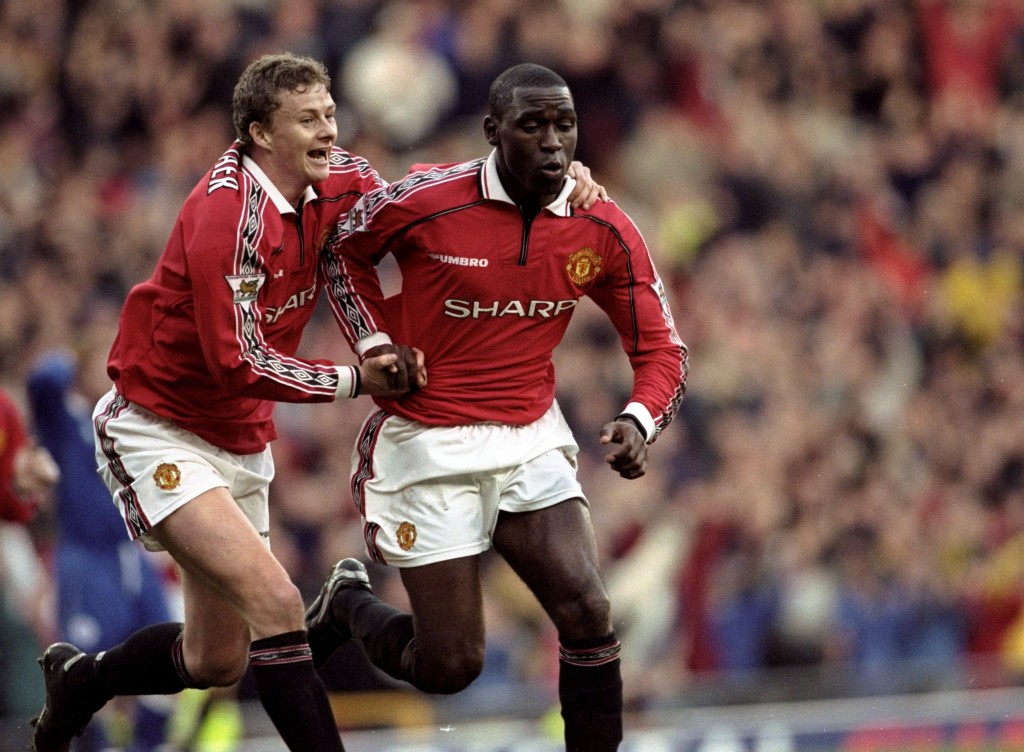 Andy Cole has jumped to the defence of his former striker partner. (Photo by Alex Livesey /Allsport)