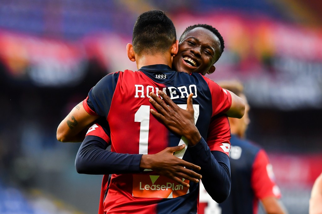 Set to celebrate a move to Manchester United? (Photo by Paolo Rattini/Getty Images)